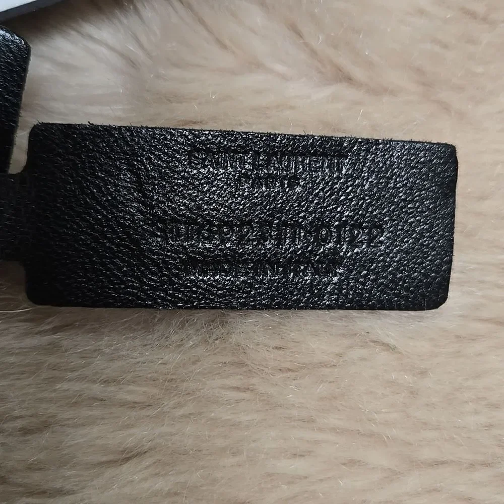 SAINT LAURENT PARIS LOGO SKATE KEYRING - NEW WITH TAGS